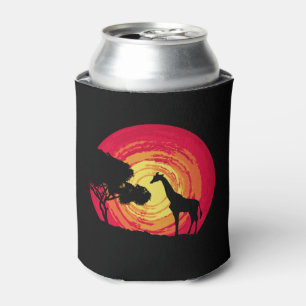 Porta-lata pôr do sol africano