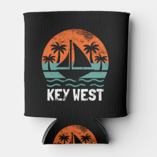 Porta-lata Pôr do Sol em Key West Férias Retrô