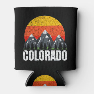 Porta-lata Pôr do Sol Retro do Colorado