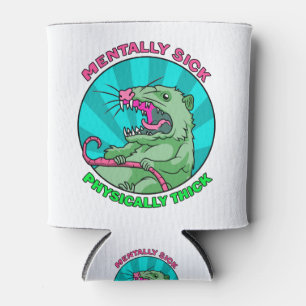 Porta-lata Possum - Mentalmente Doente Fisicamente Espesso