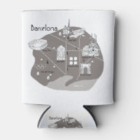 Poster de Barcelona cinza