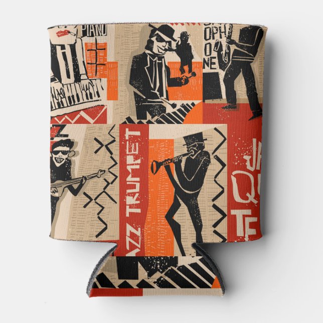 Porta-lata Poster vintage Legal Jazz (Frente)