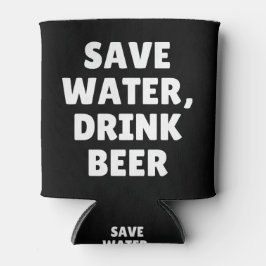 Porta-lata Poupe Água, Beba Cerveja