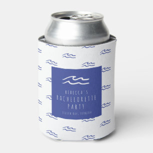 Porta-lata Praia Bachelorette Blue Wave Can Cooler