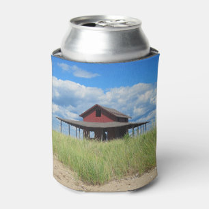 Porta-lata Praia da ilha da grama