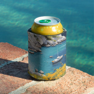 Porta-lata Praia na Grécia