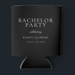 Porta-lata Presente clássico preto e branco para despedida de<br><div class="desc">Presente clássico preto e branco para despedida de solteiro masculino - Cooler para latas

Siga nossa loja para muitas outras convites e designs</div>