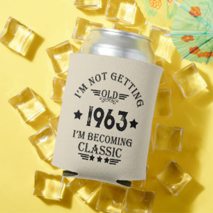 Porta-lata presente de aniversário de 60 anos personalizado