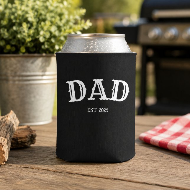 Porta-lata Presente de Ano Personalizado para o Pai (Criador carregado)