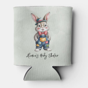 Porta-lata Presente de Chuvada de Bebê para Menino Coelho Hip