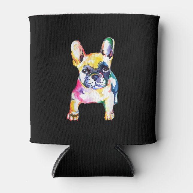 Porta-lata Presente de Desenho de Aquarela Original para Bull (Frente)