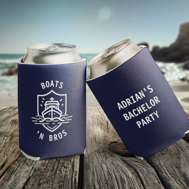 Porta-lata Presente de Despedida de Solteiro Boats N Bros Nav (Criador carregado)