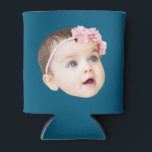Porta-lata Presente de Foto de aniversário Moderno Personaliz<br><div class="desc">Presente de aniversário engraçado personalizado moderno Foto pode ser mais legal</div>