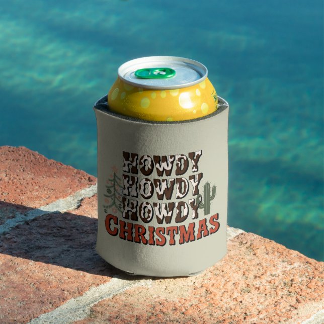 Porta-lata Presente de Natal da Família Como Como Como Festa  (Piscina in situ)
