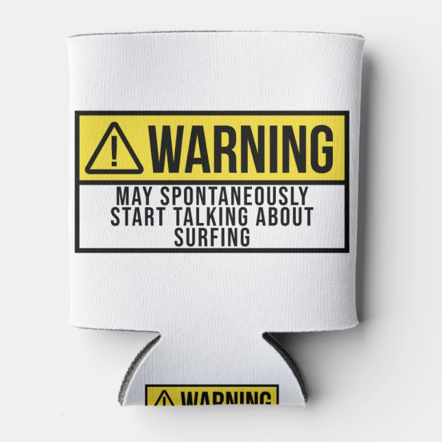 Porta-lata Presente de surfe - Sobrevivente (Frente)