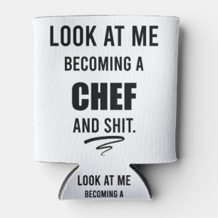 Porta-lata Presente Divertido de Culinária para Chef Camisa D