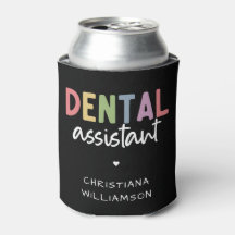 Presente do Assistente Dental de Nome Personalizad