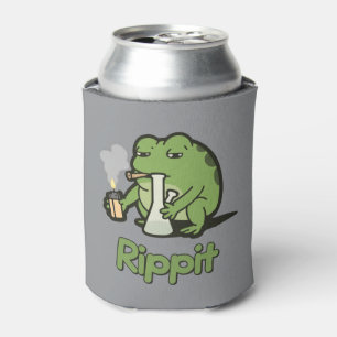 Porta-lata Presente engraçado de Rippit Funny Frog Stoner, Ri