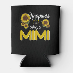 Porta-lata Presente Mimi  A Felicidade É Um MiMi Girassol