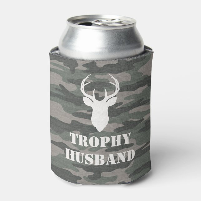 Porta-lata Presente para Marido Camo Trophy Husband (Can Front)
