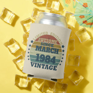 Porta-lata Presente personalizado de aniversário de 40 anos d
