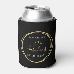 Porta-lata Presente Personalizado de Aniversário de 40 Anos P
