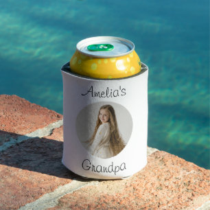 Porta-lata Presente personalizado do vovô - Rosto neto -