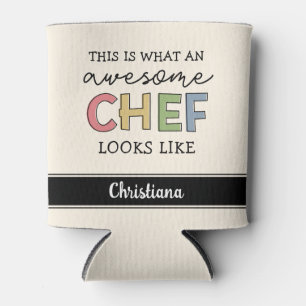 Porta-lata Presentes personalizados incríveis de chef Melho
