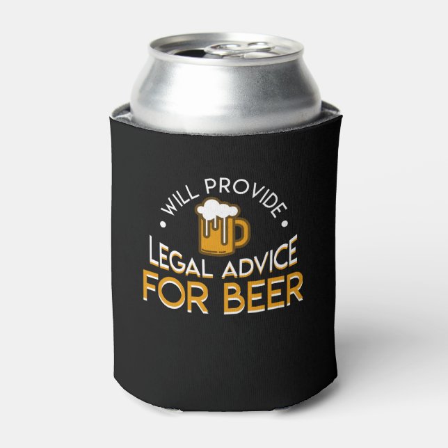 Porta-lata Prestará Aconselhamento Jurídico À Advogada Beer (Can Front)