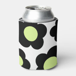 Porta-lata Preto Whimsso e Verde limão Floral Cheio
