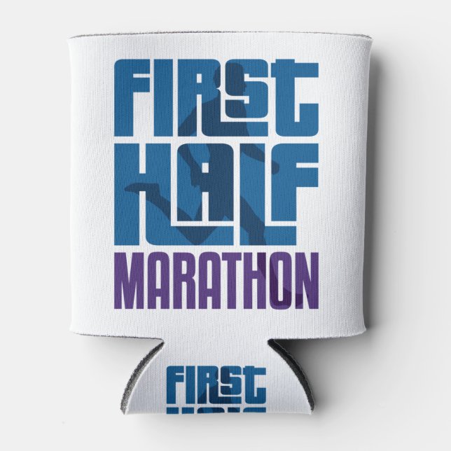 Porta-lata Primeira Metade da Maratona: 13,1 Milhas (Frente)