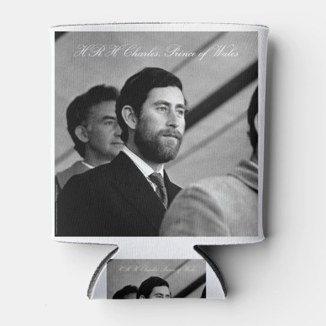 Porta-lata Príncipe Charles com Beard Badminton 1976 (Frente)