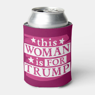 Porta-lata pro Trump esta mulher é para a Trump Election G