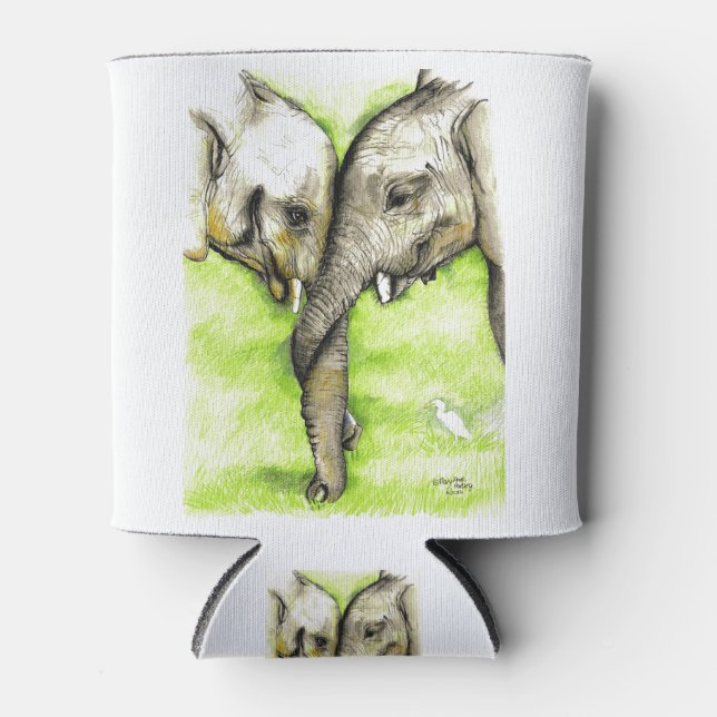 Porta-lata Problemas de tronco de elefante (Frente)