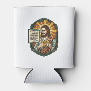 Porta-lata Produto de revisão de Jesus Influenciador Ruim Fal