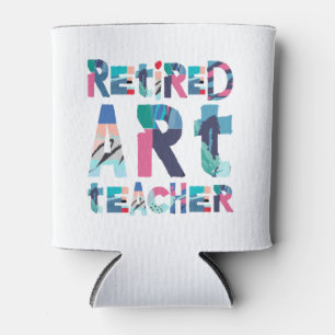 Porta-lata Professor de Arte Reformado Ensinando Presente de