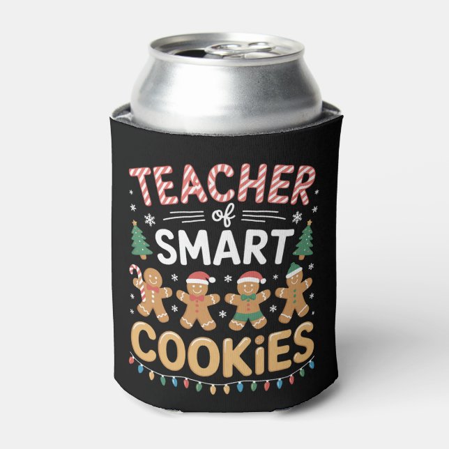 Porta-lata Professor de Biscoitos Inteligentes de Natal de Ge (Can Front)