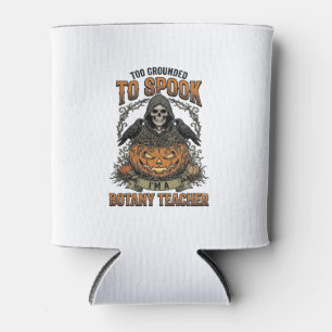 Porta-lata Professor de Botânica de Halloween Gravura Vintage