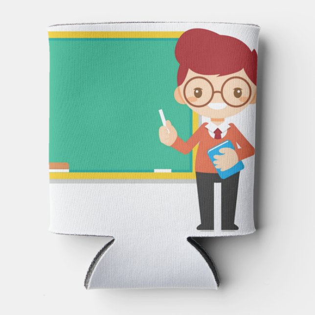 PORTA-LATA ***PROFESSOR MASCULINO*** CAPAZ DE RESFRIAR (Frente)