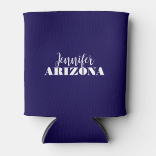 Porta-lata Profissional elegante moderno minimalista azul esc