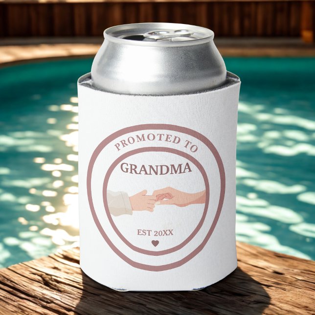 Porta-lata Promoted to Grandma Est. 20XX Can Cooler (Criador carregado)