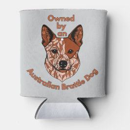 Porta-lata Propriedade de um Cachorro Brattle (Vermelho)