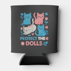 Porta-lata Proteja os gatos LGBT Trans Igualdade entre Dolls