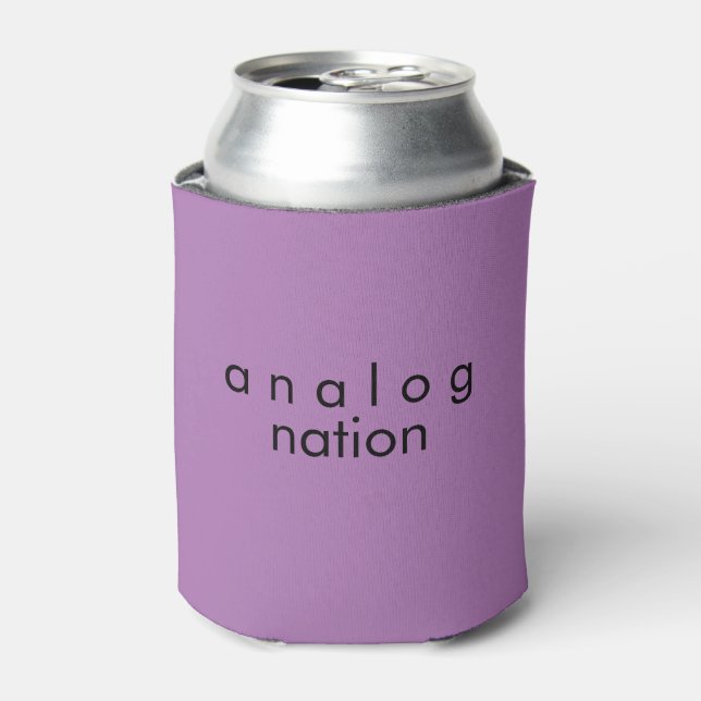 Porta-lata Protetor de Lata de Espuma Lavanda Analog Nation (Can Front)