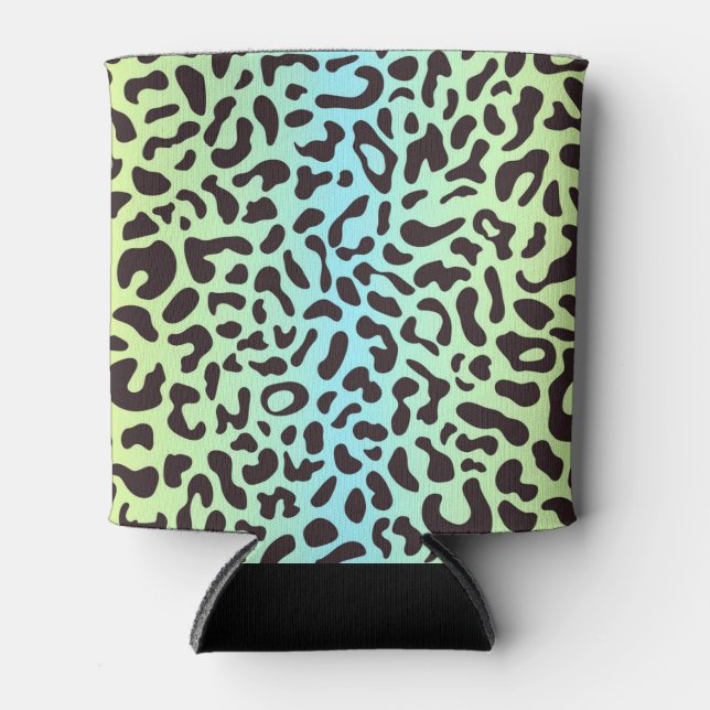 Porta-lata Protetor de Lata Estampa Leopardo (Frente)