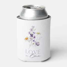 Porta-lata Protetor de Lata Floral Amor em Flor