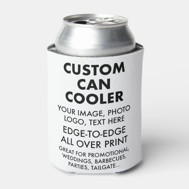 Porta-lata Protetor de Lata Personalizado em Branco (Can Front)