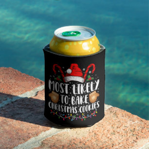 Porta-lata Provavelmente Assa Biscoito de Natal Família Xmas 