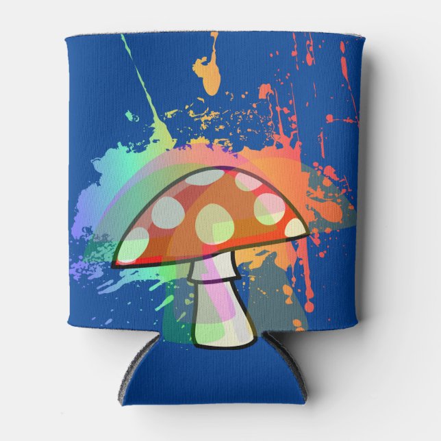 Porta-lata Psicodélica do Retro Festa como se fosse 1969! (Frente)