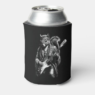 Porta-lata Psychedelic Guitar Esquilo - Funny Vintage Rock